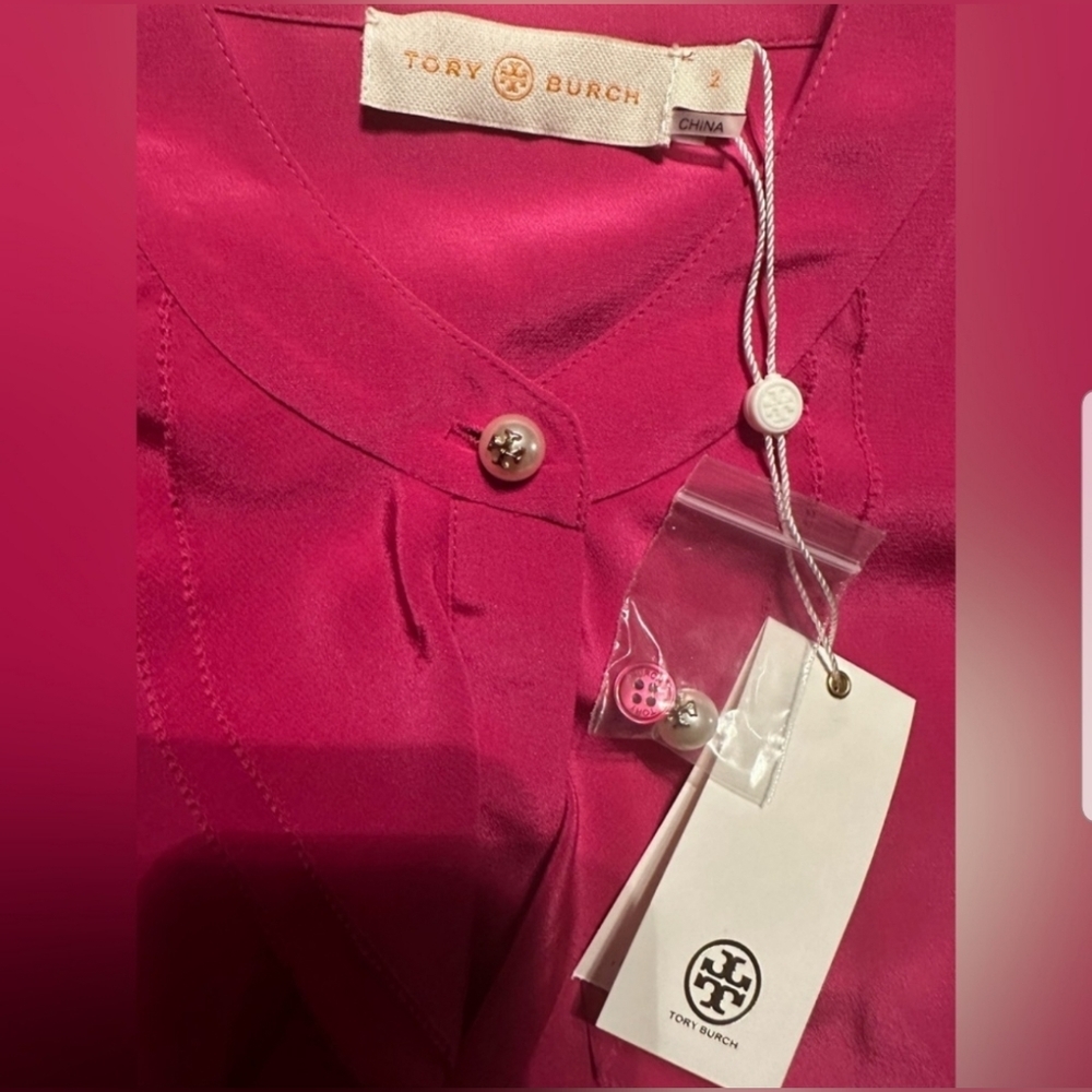 NWT Tory Burch JANE DRESS, Size 2,6 Color Pink - Picture 8 of 12